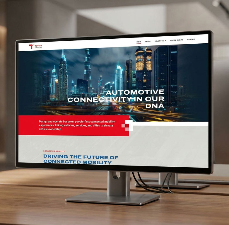 Toyota Connected ME — Corporate Website
