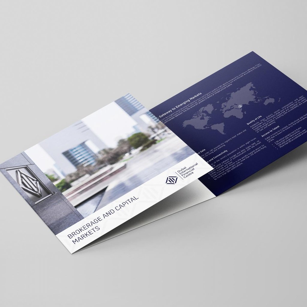Creative design services including brochures, ads, and presentations